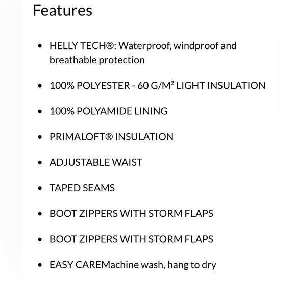 New Mens Helly Hansen Waterproof Winter Pants Size XXL - Picture 8 of 8